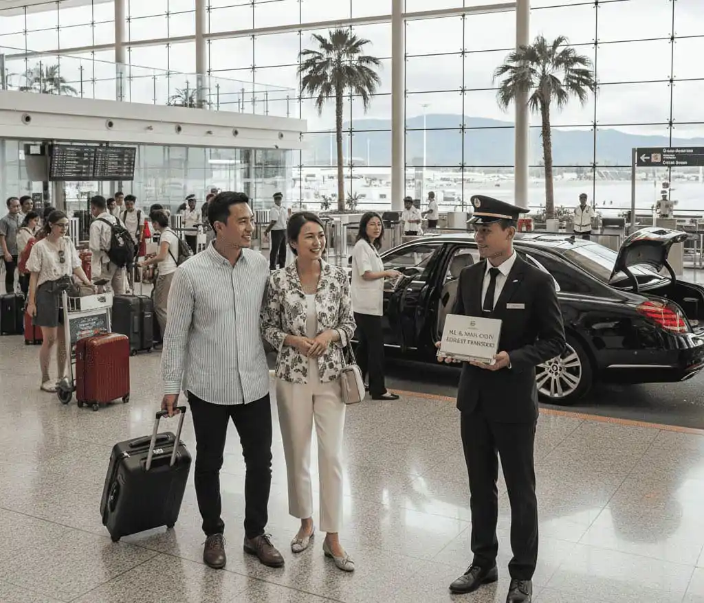 transfert aeroport chauffeur privé shuttle
